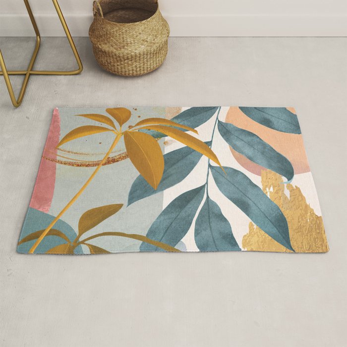 Abstract Tropical Art XIII Rug Gallery Image 1