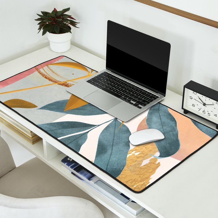 Abstract Tropical Art XIII Desk Mat Gallery Image 2