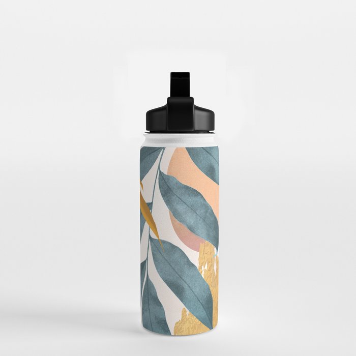 Abstract Tropical Art XIII Water Bottle Gallery Image 2