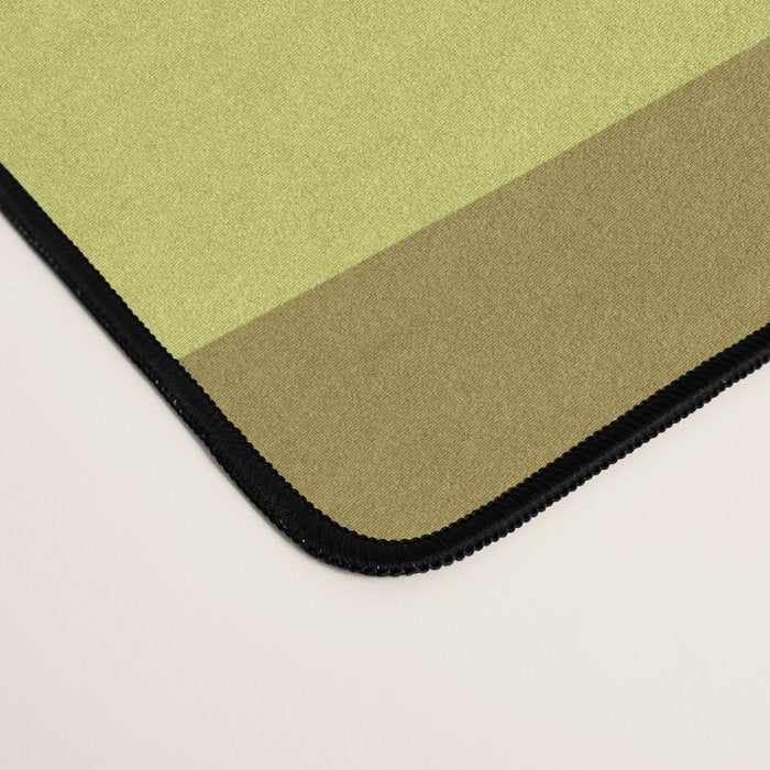 Mid Century Modern Retro Abstract Piquet Pattern in Guacamole Green and Blue Tones Desk Mat Gallery Image 4