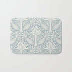 Palm Damask - Coastal Blue Bath Mat Gallery Image 1