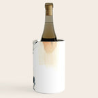 Abstract in blue and terracotta Wine Chiller Gallery Image 3