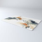 Abstract in blue and terracotta Rug Gallery Image 3