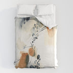 Abstract in blue and terracotta Duvet Cover Gallery Image 6
