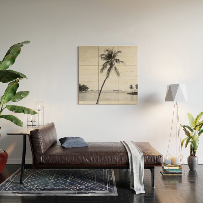 Palm Trees 16 Wood Wall Art Gallery Image 2