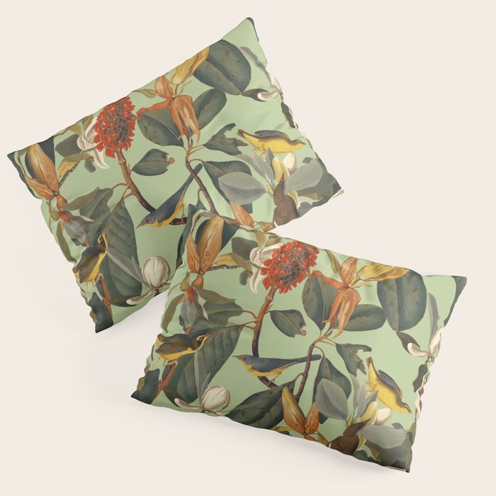 World of Birds VII Pillow Sham Gallery Image 1