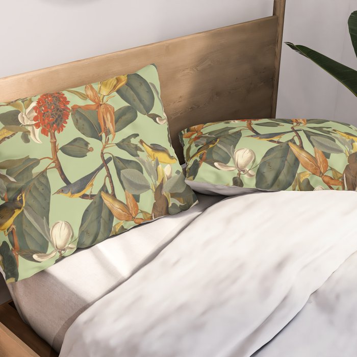 World of Birds VII Pillow Sham Gallery Image 2