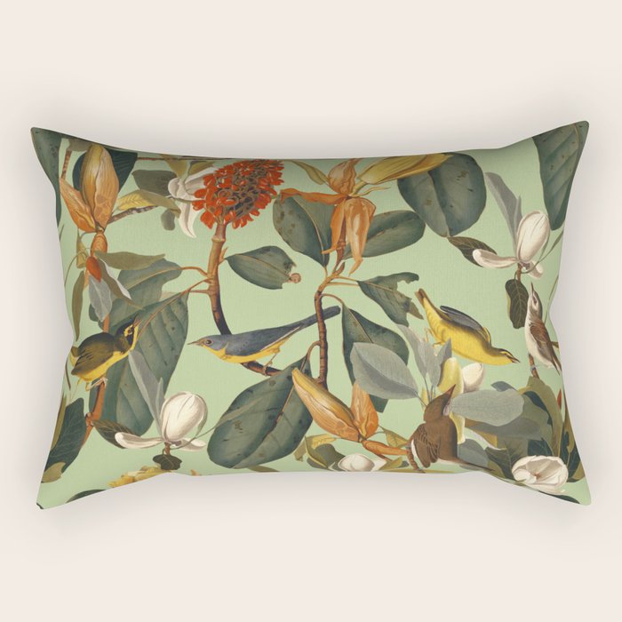 World of Birds VII Rectangular Pillow Gallery Image 1