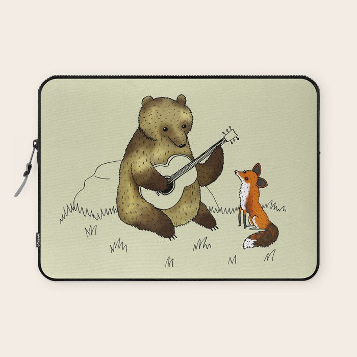 Bear & Fox Laptop Sleeve Gallery Image 1