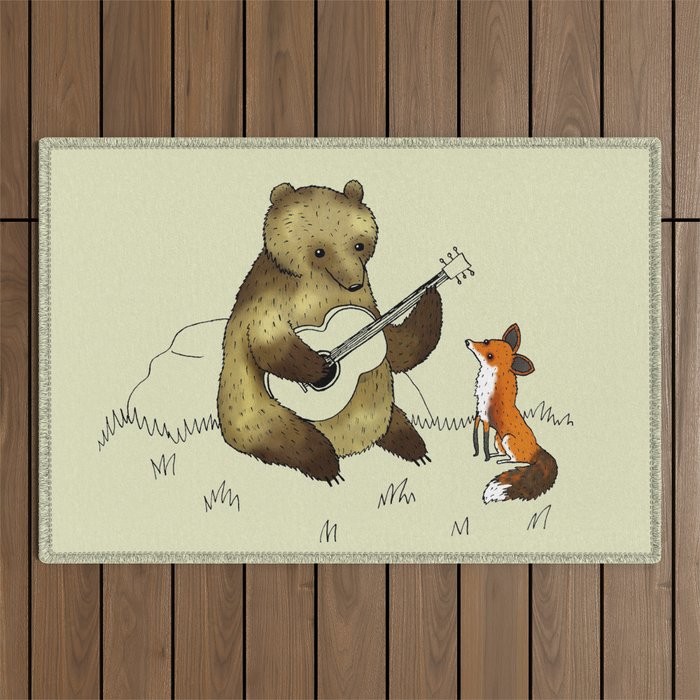 Bear & Fox Outdoor Rug Gallery Image 1