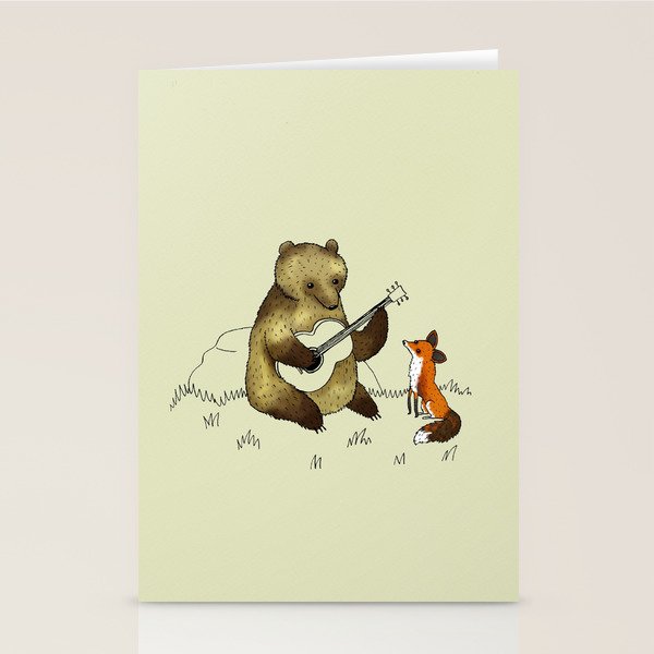 Bear & Fox Stationery Card Gallery Image 2