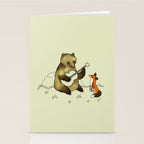 Bear & Fox Stationery Card Gallery Image 2