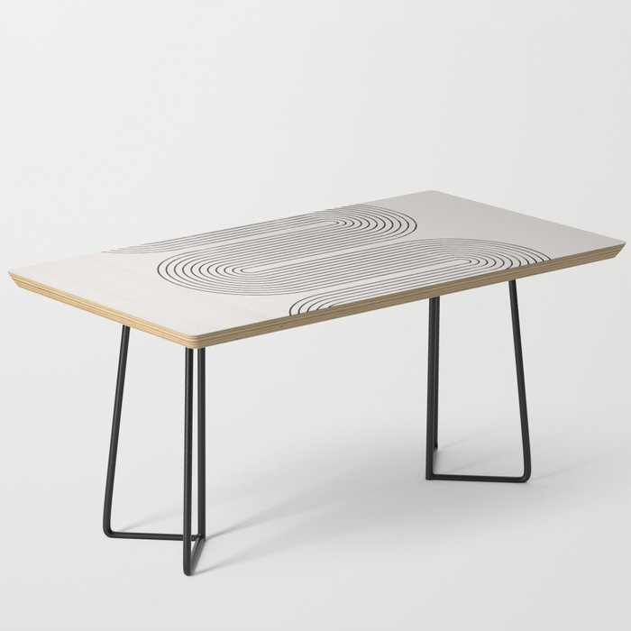 Mid-Century Modern No.28 - Woodblock Print Coffee Table Gallery Image 1