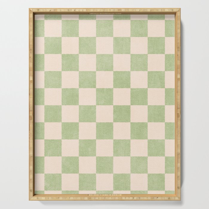 CHECKER - 001 - Sage Serving Tray Gallery Image 1