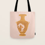 Ancient yoga vase Tote Bag Gallery Image 1