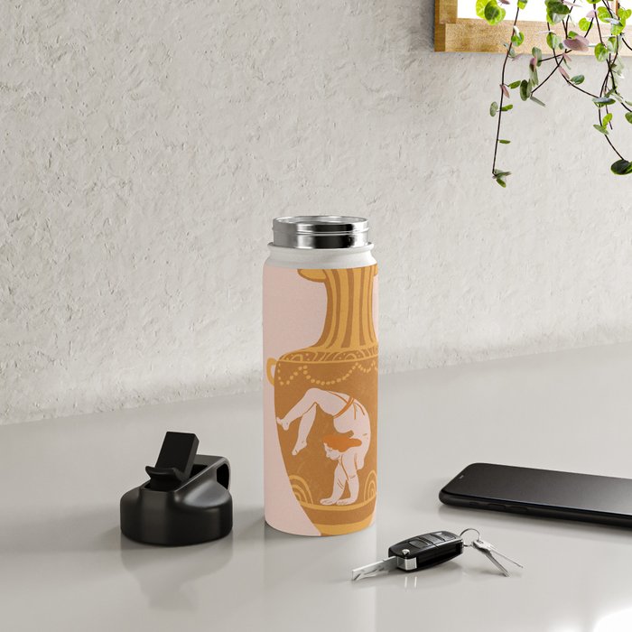 Ancient yoga vase Water Bottle Gallery Image 4