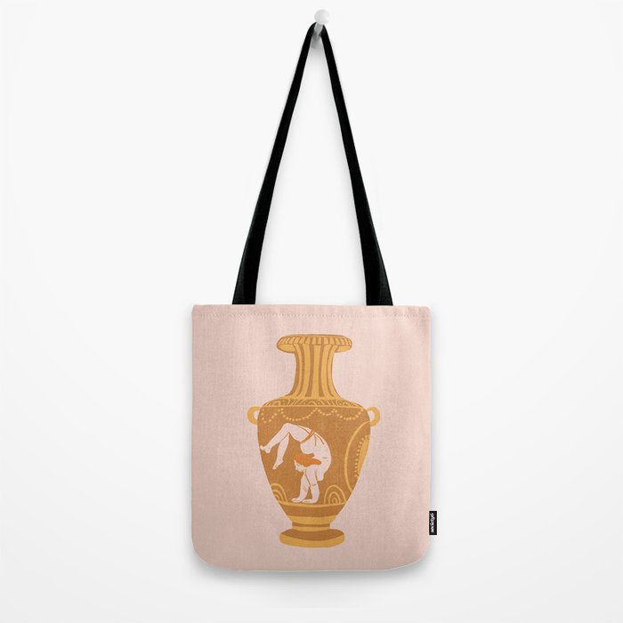 Ancient yoga vase Tote Bag Gallery Image 2