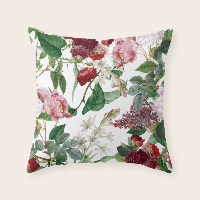Exotic Garden - Summer II  Throw Pillow Gallery Image 6