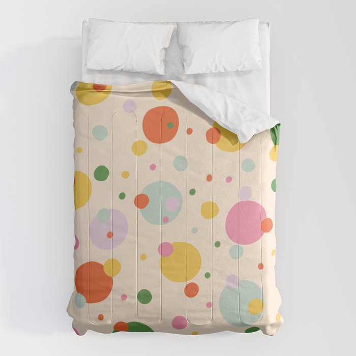 Floating circles Comforter Gallery Image 6