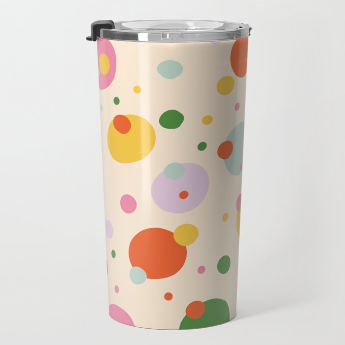 Floating circles Travel Mug Gallery Image 3