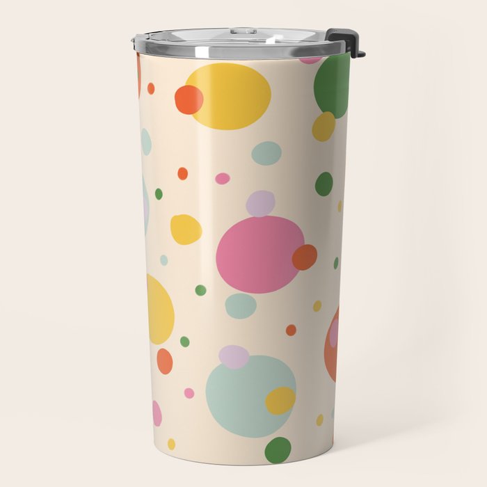 Floating circles Travel Mug Gallery Image 2