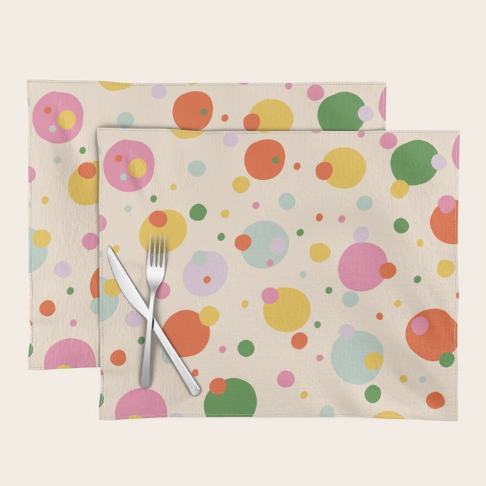 Floating circles Placemat Gallery Image 1