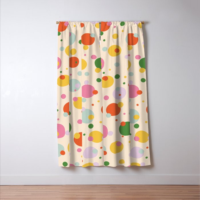 Floating circles Window Curtain Gallery Image 3