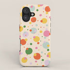 Floating circles iPhone Case Gallery Image 1