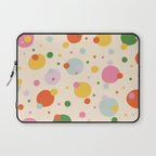 Floating circles Laptop Sleeve Gallery Image 1