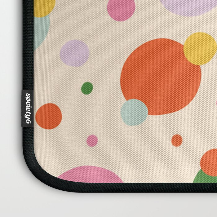 Floating circles Laptop Sleeve Gallery Image 3