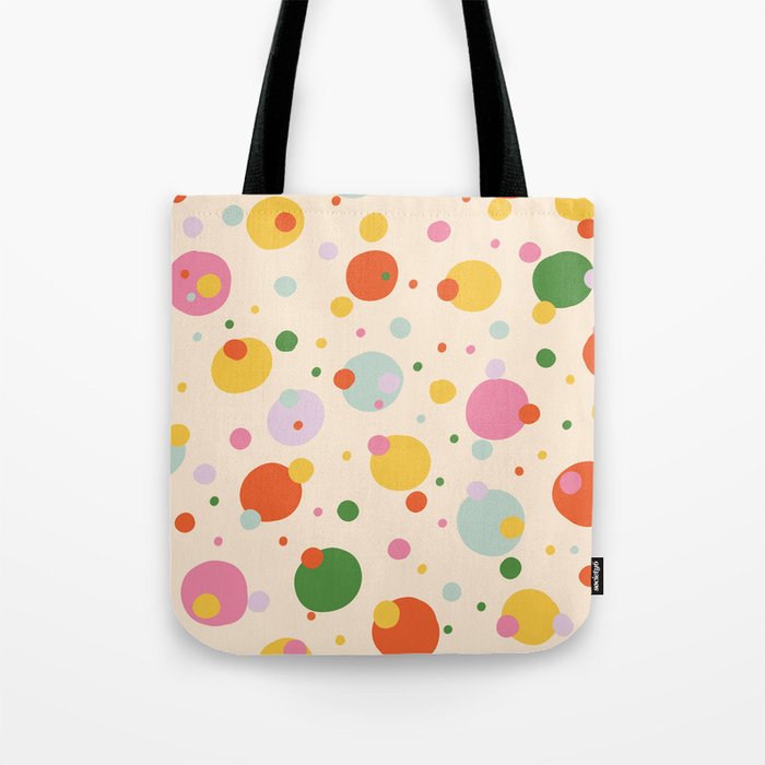 Floating circles Tote Bag