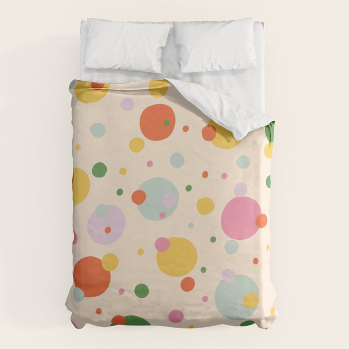 Floating Circles Duvet Cover