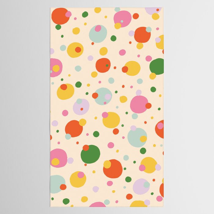 Floating circles Tablecloth Gallery Image 2