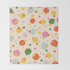 Floating circles Throw Blanket Gallery Image 2