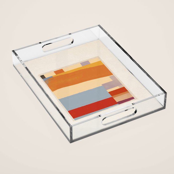 Minimal Abstraction Acrylic Tray Gallery Image 1