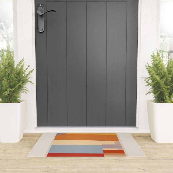 Minimal Abstraction Welcome Mat Gallery Image 3