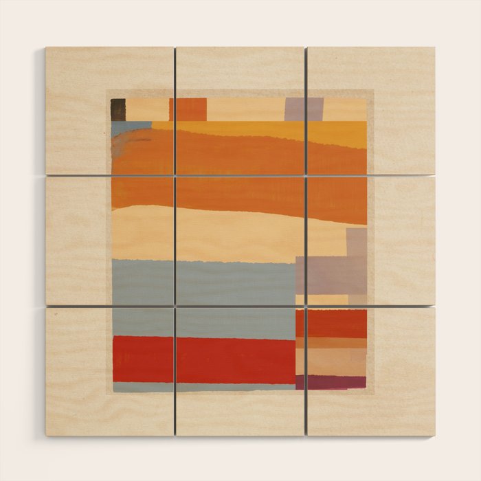 Minimal Abstraction Wood Wall Art Gallery Image 1