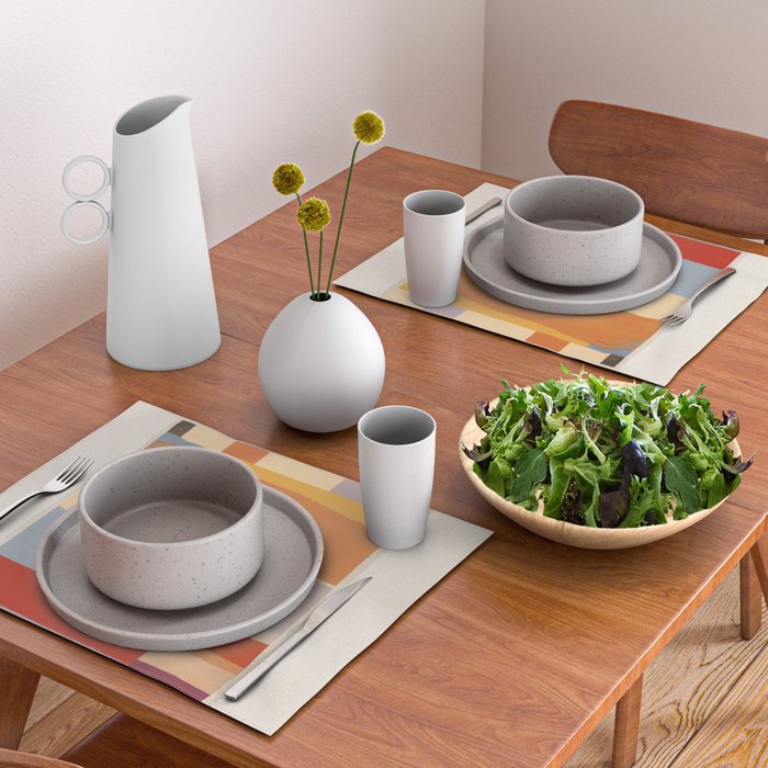 Minimal Abstraction Placemat Gallery Image 2