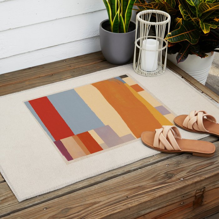 Minimal Abstraction Outdoor Rug Gallery Image 2