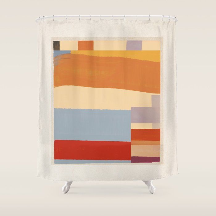 Minimal Abstraction Shower Curtain Gallery Image 1
