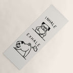 Inhale Exhale Pug Yoga Mat Gallery Image 1