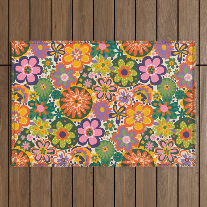 Secret garden Outdoor Rug Gallery Image 1