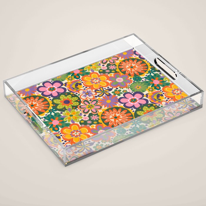 Secret garden Acrylic Tray Gallery Image 1