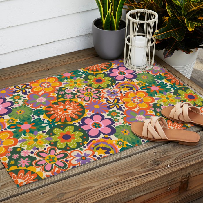 Secret garden Outdoor Rug Gallery Image 2