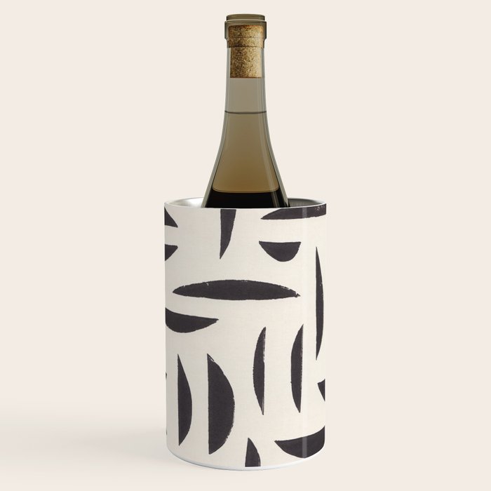 Linocut Abstract #4 Wine Chiller Gallery Image 1