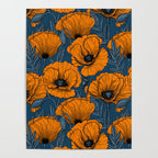 Orange poppies Poster Gallery Image 4