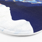 Ocean Blue Bath Mat Gallery Image 3