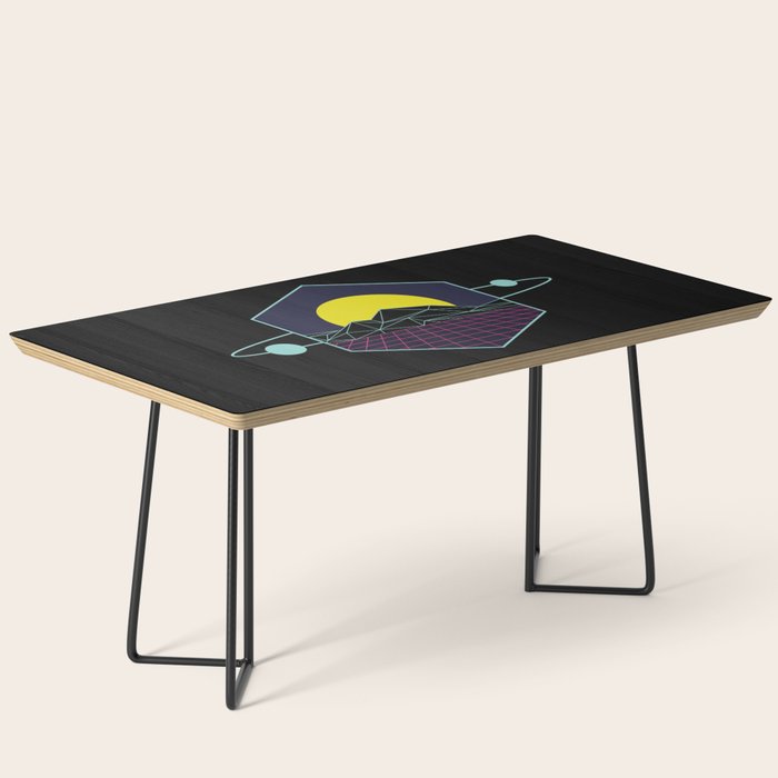 Outrun to the Sun / Spacewave / 80s Retro Coffee Table Gallery Image 1