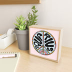 Aquarius Peace Sign Mini Art Print Gallery Image 2