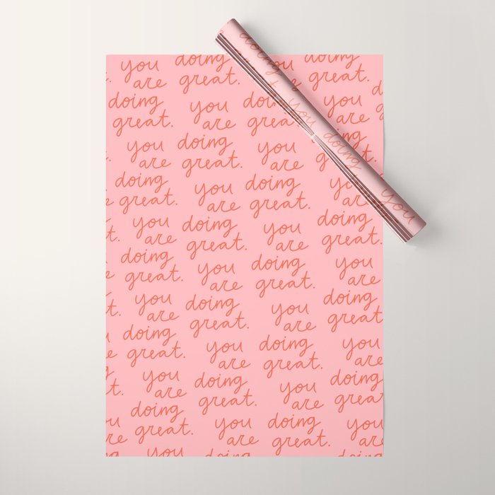 You Are Doing Great Wrapping Paper Gallery Image 1